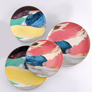 "Le Paint" Porcelain Plates