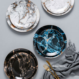Carrara Marble Plates