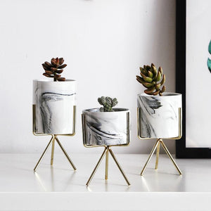 Květina Marble Flower Vases Set