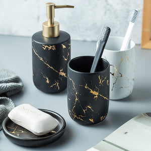 Portoro Marble Bathroom Kit