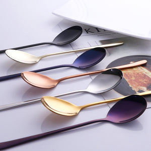 colorful spoon set