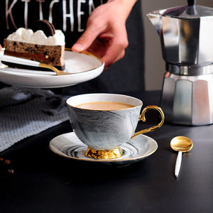 Marble & Gold Coffee Cups