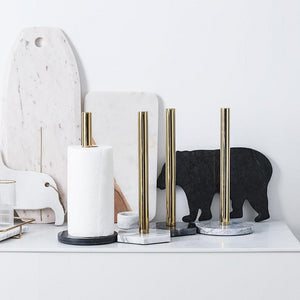 Marble & Gold Gold Paper Holder