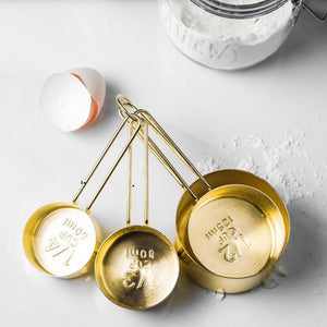 Oro Golden Measuring Cups Set